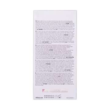 KISS Jelly Fantasy On-Trend Translucent Sculpted Nails, Long, Coffin, Durable, Easy To Apply, Includes Pink Gel Nail Glue, Mini Nail File, Manicure Stick & 28 Fake Nails