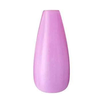 KISS Jelly Fantasy On-Trend Translucent Sculpted Nails, Long, Coffin, Durable, Easy To Apply, Includes Pink Gel Nail Glue, Mini Nail File, Manicure Stick & 28 Fake Nails