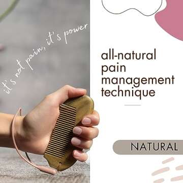 Cocoa & Cali Wooden Labor Comb | Premium Wood Birthing Comb Engraved with Birth Affirmation - Hospit...