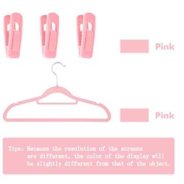 Trgowaul Velvet Clips for Pants and Skirts - 20 Pcs