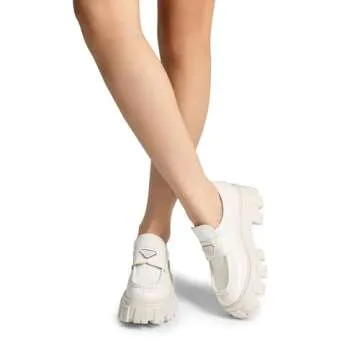 Buy DREAM PAIRS Stylish Vegan Chunky Loafers for Women