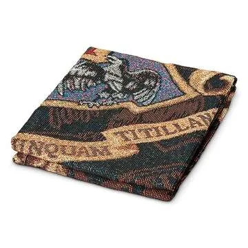 Hogwarts Woven Tapestry Throw Blanket for Fans