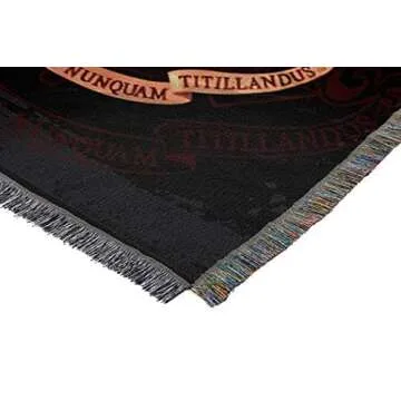 Hogwarts Woven Tapestry Throw Blanket for Fans