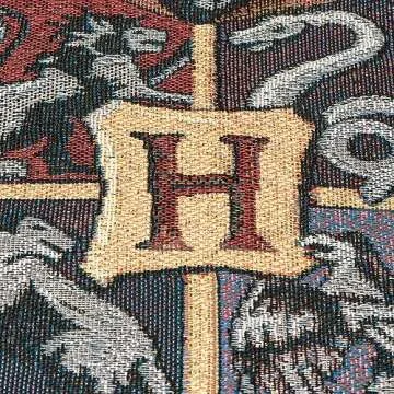 Hogwarts Woven Tapestry Throw Blanket for Fans