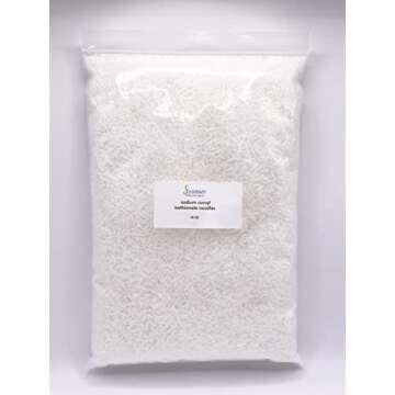 Sodium Cocoyl Isethionate Noodles by Soapeauty for Skin & Hair Care - SCI Natural Surfactant Used fo...