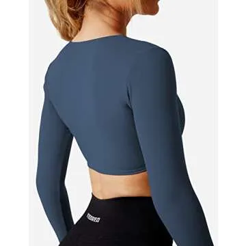 YEOREO Kyla Padded Sports Crop Top for Women