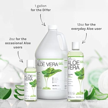 Organic Cold Pressed Aloe Vera Gel for Skin & Hair Care