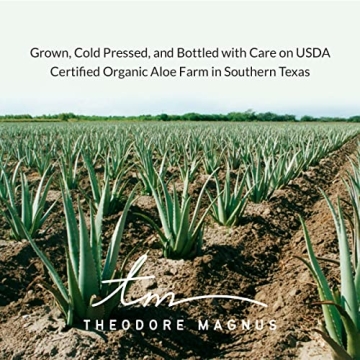 Organic Cold Pressed Aloe Vera Gel for Skin & Hair Care