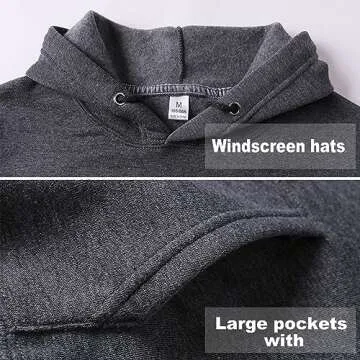 CHAIRAY Unisex Hoodies Tracksuit for Men and Women Set