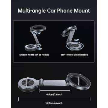 SYNCWIRE MagSafe Car Mount - 360° Adjustable Phone Holder