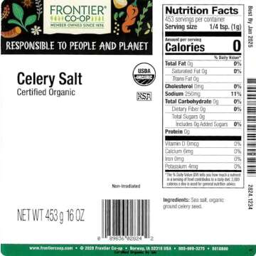 Frontier Co-op Organic Celery Salt for Every Dish