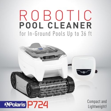 Polaris P724 Robotic Pool Cleaner Lightweight Efficient