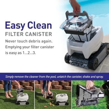 Polaris P724 Robotic Pool Cleaner Lightweight Efficient