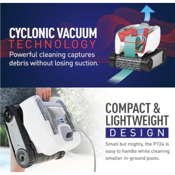 Polaris P724 Robotic Pool Cleaner Lightweight Efficient
