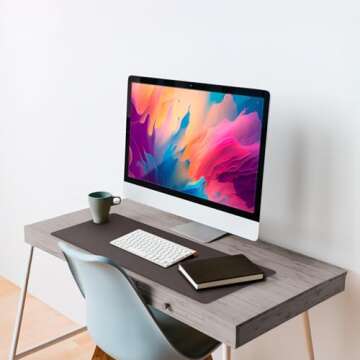 Durable Large Leather Desk Mat for Elegant Workspace