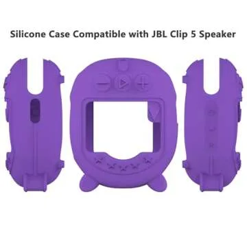 Protective Silicone Cover and Hard Case for JBL Clip 5