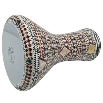 Gawharet El Fan Classic 17" Mother of Pearl Darbuka Drum with Premium Case