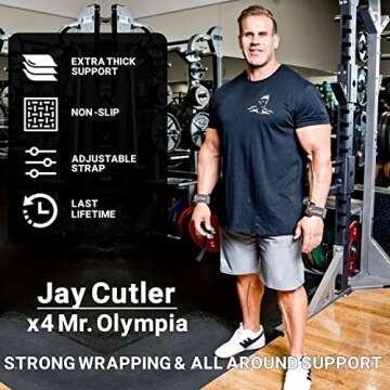 Schiek Sports Model J1000PLS Jay Cutler Signature Power Lifting Straps - Camo