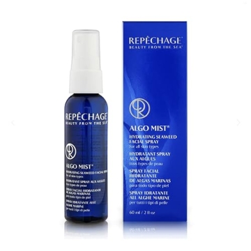Repechage Algo Mist - Hydrating Seaweed Facial Spray for All Skin Types, Travel Size with Natural In...