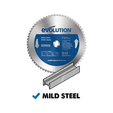 Evolution 14BLADEST | 14" 66T Mild Steel Blade | TCT Saw Blade for Evolution S14CPS, S15CPS, S355MCS...