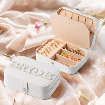 Elegant Bride Travel Jewelry Box for Expressive Gifting
