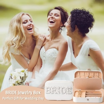 Elegant Bride Travel Jewelry Box for Expressive Gifting