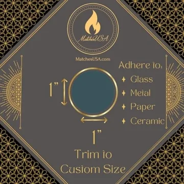 24 Count Peel & Stick Adhesive Match Striker Stickers