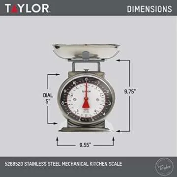 Taylor Mechanical Kitchen Weighing Food Scale - Precision at Its Best