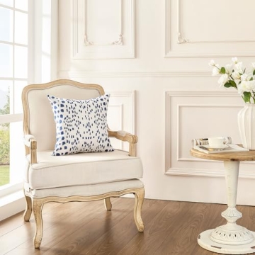 Stylish ORANAZA Blue Polka Dot Pillow Covers for Decor