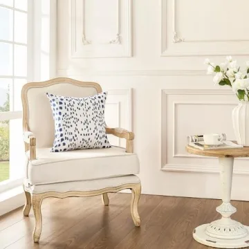 Stylish ORANAZA Blue Polka Dot Pillow Covers for Decor