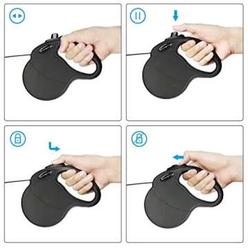 SHINE HAI 16ft Retractable Dog Leash for All Breeds