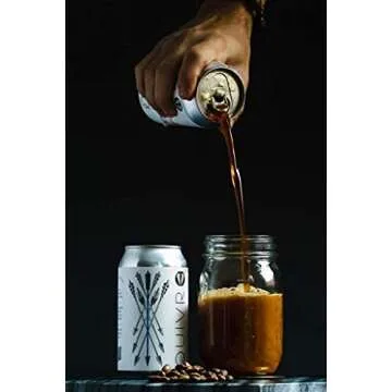 Quivr Nitro Cold Brew - Dark Roast, 12 pack Keto Paleo