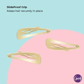 Comfortable Metal Hair Snap Clips in Blonde Colors