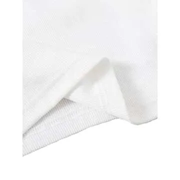 SheIn Women's 2 Packs Crisscross Sleeveless Crop Halter Top Rib Knit Solid Tanks Black and White Small