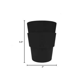Sustainable Travel Coffee Cup 12oz Eco-Friendly Reusable