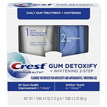 Crest Pro-Health Gum Detoxify + Whitening Two-Step Toothpaste Duo - 4.0 & 2.3 oz