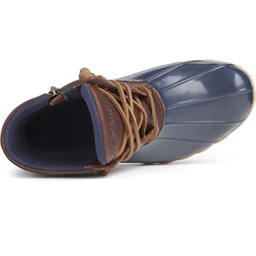 Sperry Women's Tan/Navy Saltwater Boots Size 5