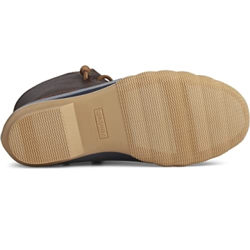 Sperry Women's Tan/Navy Saltwater Boots Size 5