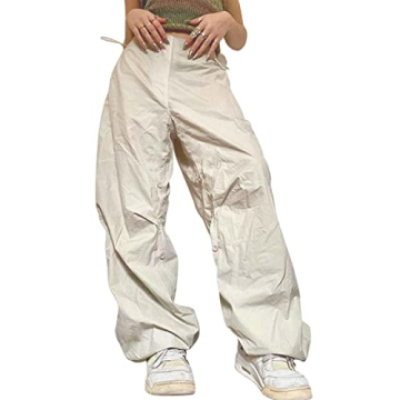 Trendy YAHUIUL Parachute Pants for Women - Stylish Comfort