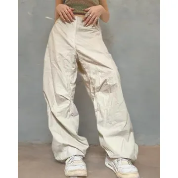 Trendy YAHUIUL Parachute Pants for Women - Stylish Comfort