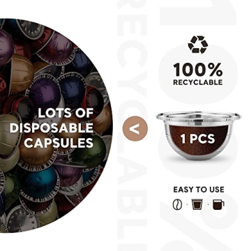 Eco-Friendly Stainless Steel Nespresso Capsule for Better Coffee