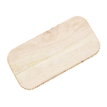 Stylish Creative Co-Op Mango Beads Serving Tray