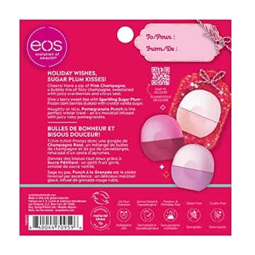 EOS Holiday Lip Balm Trio - Delicious Flavors and Hydration
