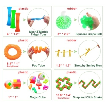Scientoy Fidget Toy Set for Stress Relief and Focus