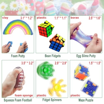 Scientoy Fidget Toy Set for Stress Relief and Focus