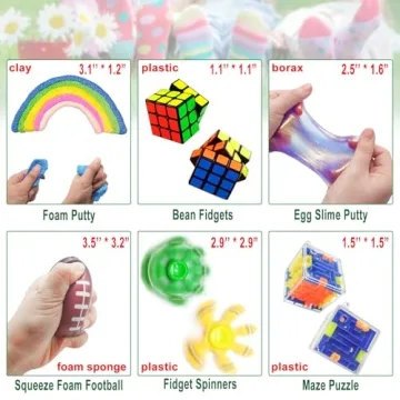 Scientoy Fidget Toy Set for Stress Relief and Focus