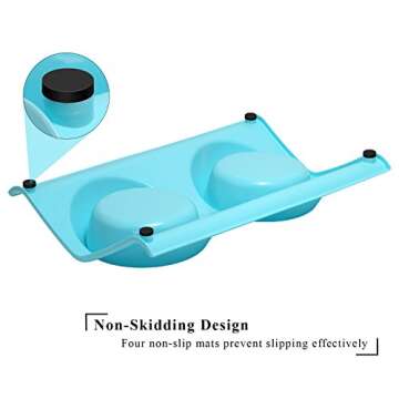 UPSKY Premium Stainless Steel Double Dog Cat Bowls