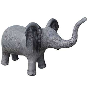 Jet Creations Life on Earth Wildlife Safari Inflatable, 3-PK, Giraffe, Zebra, Elephant, Realistic Animal Bundle for Party Decoration, Pool, Birthday, Africa Jungle Photo Prop. Easy to Inflate, 1pc