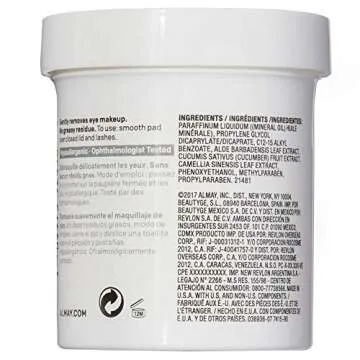 Almay Waterproof Eye Makeup Remover Pads, 80 Count