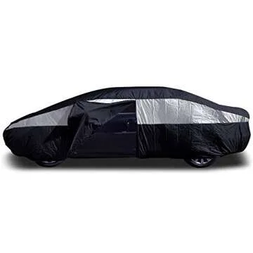 Titan Jet Black Poly Car Cover for Sedans 186-202"